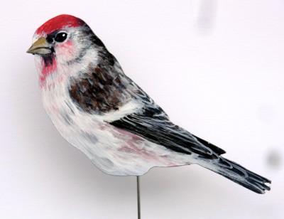 Birkenzeisig Deko Vogel